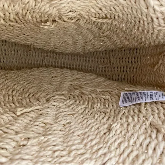 Gap Straw Circle Crossbody Bag - 13x13x4 tan straw, adjustable cross s… - Picture 5 of 8